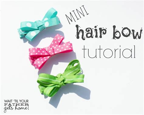 hair bow tutorial