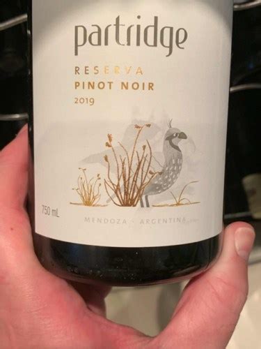 Vi A Las Perdices Partridge Reserva Pinot Noir Vivino Canada