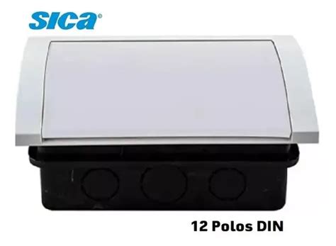 Caja Tablero Térmica Din 12 Mod Tapa Embutir Sica Prestige