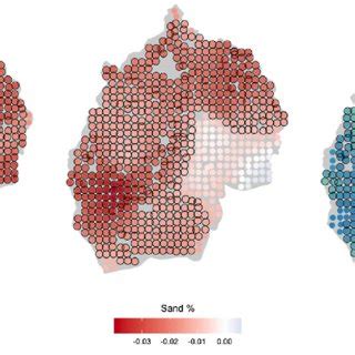 The Spatial Variation Of The Local Coefficient Estimates Given With