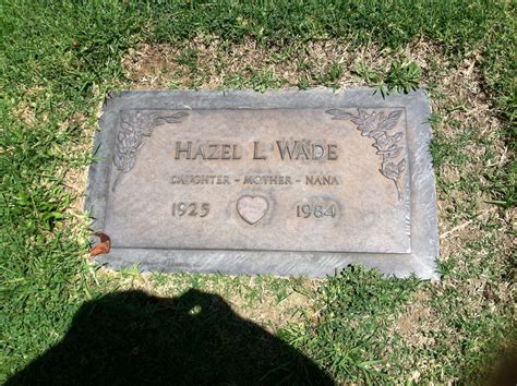 Hazel Lorene Ashens Wade 1925 1984 Homenaje De Find A Grave