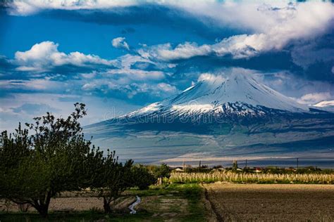 Mount Ararat The Slopes Of The Biblical Mountain Which Is An Extinct