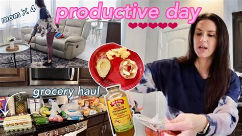 Am Realistic Productive Day In My Life Workout Mom Life Cleaning