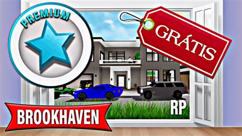 Como Ter O Premium Gratis No Brookhaven Rp Roblox Youtube