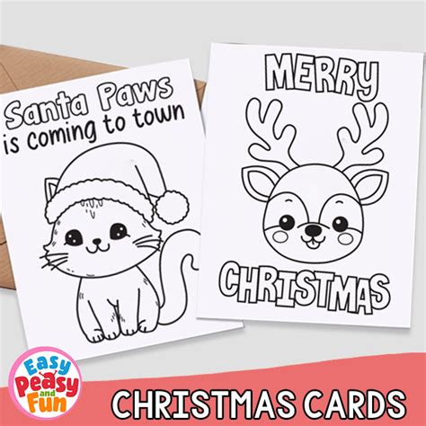 Color in Christmas Cards – Easy Peasy and Fun Membership