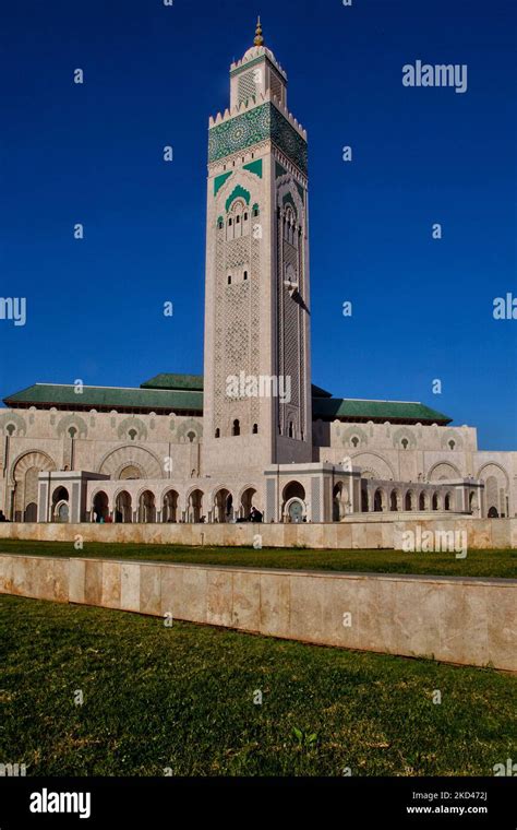 Hassan II Mosque In The City Of Casablanca Morocco Africa Hassan II