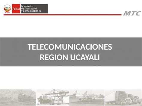 PPTX TELECOMUNICACIONES REGION UCAYALI RED DORSAL NACIONAL DE FIBRA