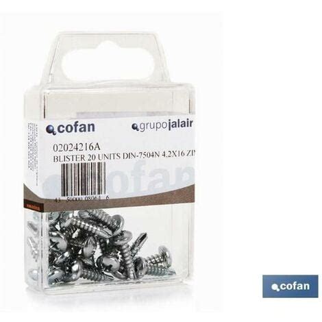 COFAN blíster de 4 uds din 7504n 48x45 zinc venta unitaria