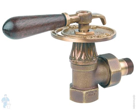 Вентиль Retro Style 3/4 угловой, латунный, с дер.ручкой | Афоня.рф ...
