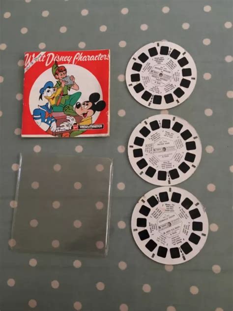 VINTAGE VIEW MASTER Reel Toy Walt Disney Character Mickey Mouse Retro