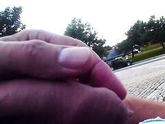 Cock Out In Public Risky Naked Cum In Wc ThisVid