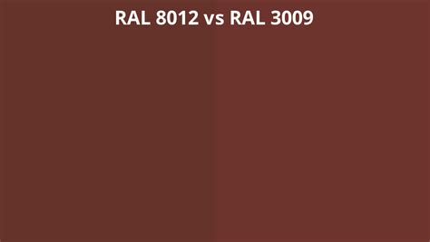 Ral 8012 Vs 3009 Ral Colour Chart Uk