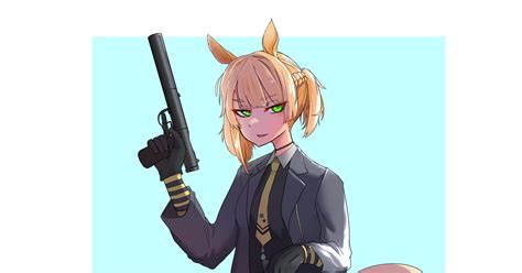 ウェルロッドmkiiドールズフロントライン Welrod Manhattan Cafe Houshou8のイラスト Pixiv