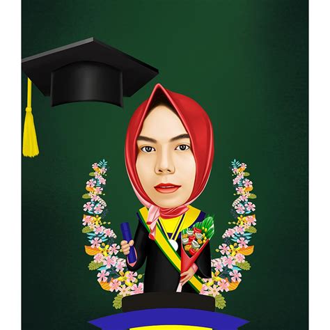 Detail Karikatur Wisuda Cewek Koleksi Nomer 35