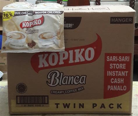 Kopiko Blanca Creamy Coffee Mix Twin Pack 2 X 29g 1 BOX 120pcs