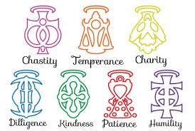 Seven Heavenly Virtues Symbols