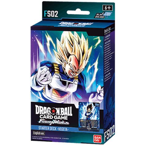 Dragon Ball Super Tcg Fusion World Vegeta Starter Deck Fs Card