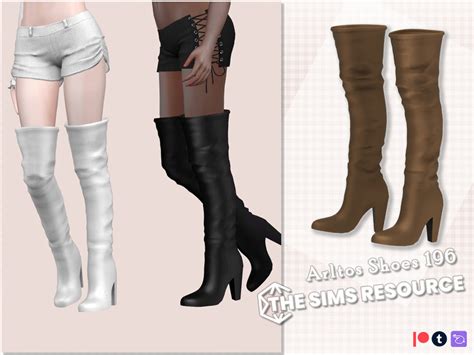 The Sims Resource Long Boots 196