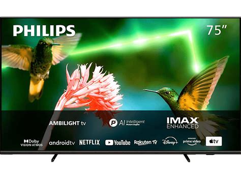 PHILIPS 75PML9507/12 4K UHD MiniLED TV (Flat, 75 Zoll / 189 cm, UHD 4K ...