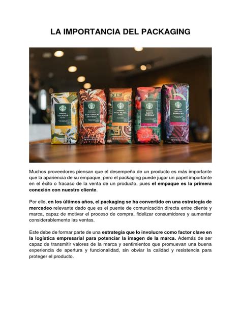 01 10 La Importancia Del Packaging Pdf