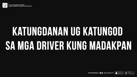 Video Katungdanan Ug Katungod Sa Mga Driver Kung Madakpan Youtube