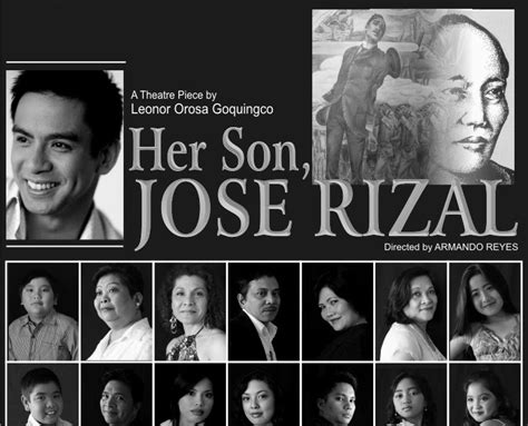 Lodge Jose Rizal No 1045: "Her Son, Jose Rizal" Play: 17-20 June