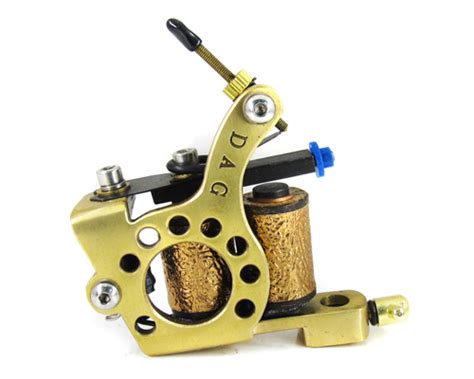 Brass Dialer Tattoo Machine 8 Wrap Tattoo Machines Coil Machines