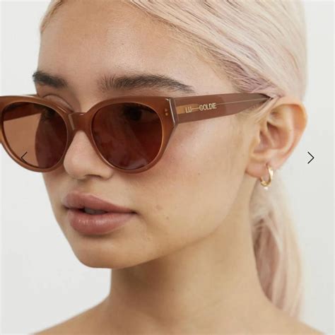 Lu Goldie Mieli Cocoa Sunglasses Retails For Depop