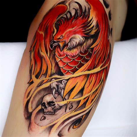 Phenix Tattoo Asian Artwork Neo Traditional Tattoo Tattos Cool Art