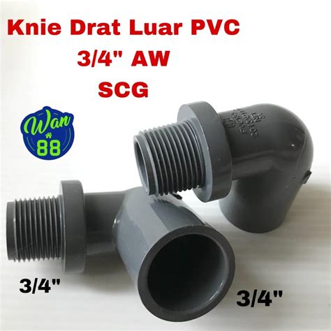 Jual Knie Drat Luar Pvc Aw Scg Shopee Indonesia