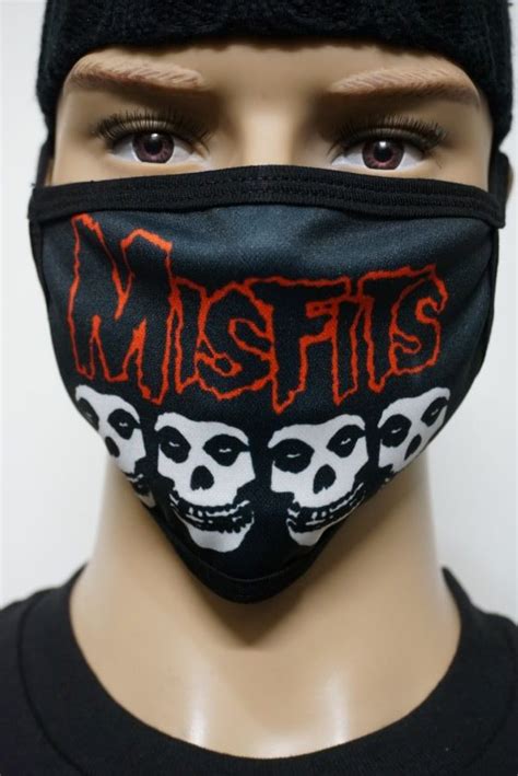 Misfits Skulls Face Mask Latinos Rock