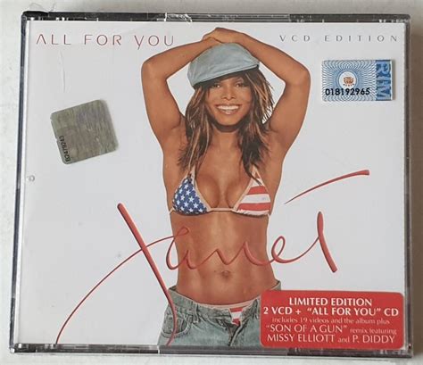 Janet Jackson ~ All For You Limited Edition Cd 2vcd Hobbies And Toys Music And Media Cds