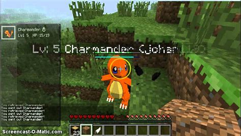 Pixelmon Charmander I Choose You Youtube