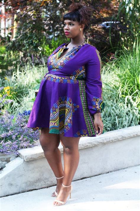 The Zhara Dashiki Dress In Indigo Purple By Asikereafana On Etsy