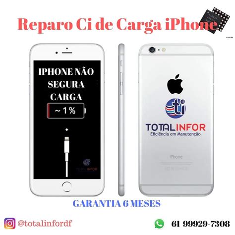 iPhone Não Carrega Reparo No Ci De Carga iPhone Assistência Técnica