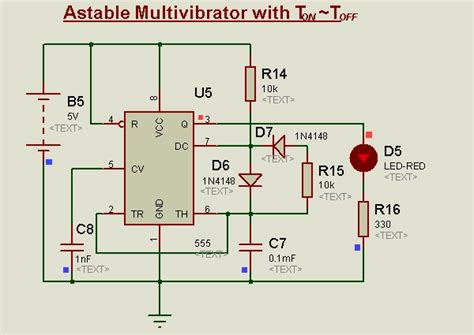 555 Timer Circuits In Proteus Artofit