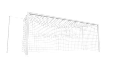 Soccer Goal Post Isolated Stock Illustration Illustration Of