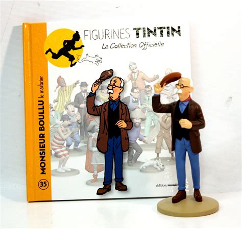 Tintin Figurine De Monsieur Boullu Livret Passeport Cm La