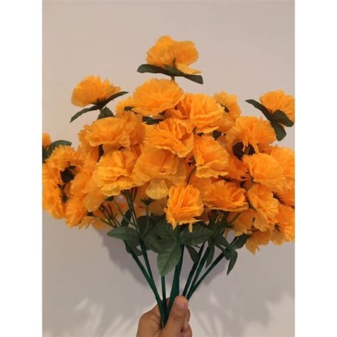 Marigold orange marigold bouquet, 1 bouquet of 10 large bouquets ...