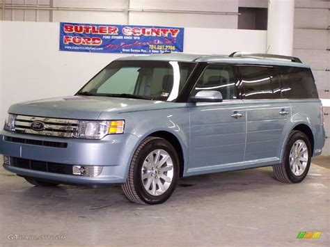 2009 Light Ice Blue Metallic Ford Flex Sel 23385600 Car Color Galleries