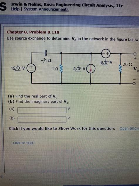 Solved S Irwin Nelms Basic Engineering Circuit Analysis Chegg