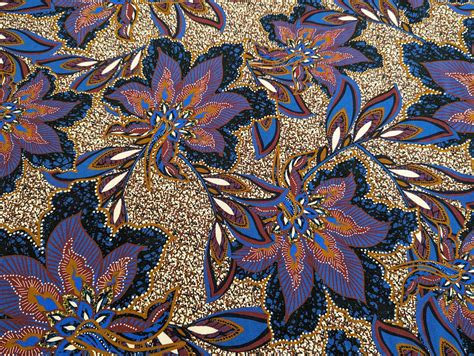 Abstract Floral Spice Viscose Just Sew Penrith