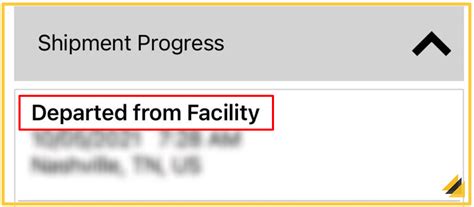 What Does Ups Departed From Facility Mean Tracking Guide Mailbox