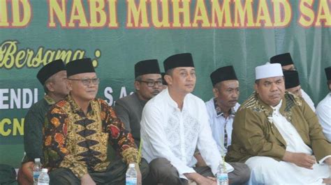 Hadiri Peringati Maulid Nabi Di Bahar Utara Pj Bupati Ajak Masyarakat