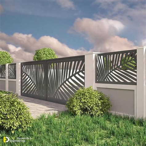 Modern House Gates And Fences Designs