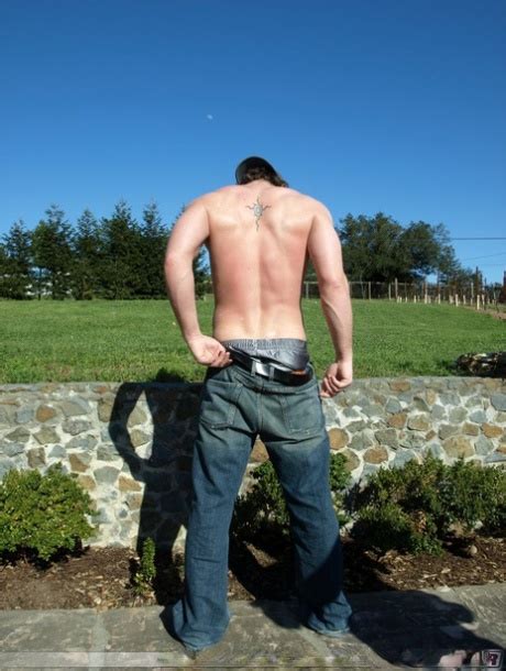 Kinky Dude Mike Cooper Strips Naked And Jerks Off His Erect Cock