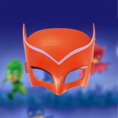 Mascara Corujita - Máscara Corujita Amaya Vermlho PJ Masks Importado - Welban