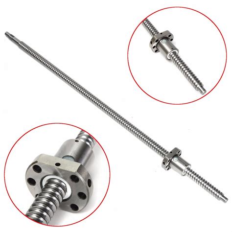 Ball Screw Sfu1605 650mm Ballscrew With Single Ballnut For Cnc