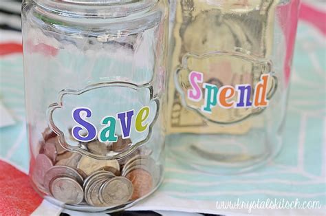 Create Savings Jars A Free Budget Tips Printable