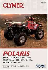 Polaris Sportsman 400 2001 2003 Sportsman 500 1996 2003 Xplorer